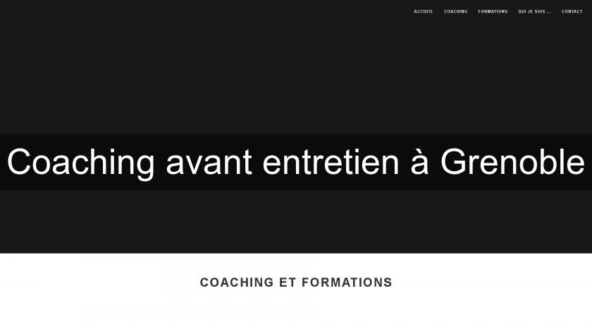 Coaching avant entretien à Grenoble Coaching avant entretien à Grenoble