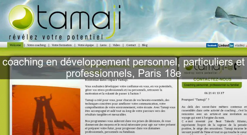 coaching en développement personnel, particuliers et professionnels, Paris 18e