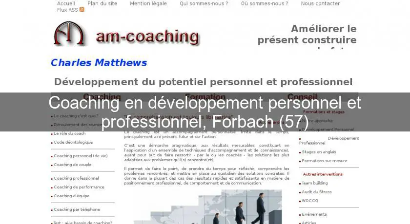 Coaching en développement personnel et professionnel, Forbach (57)