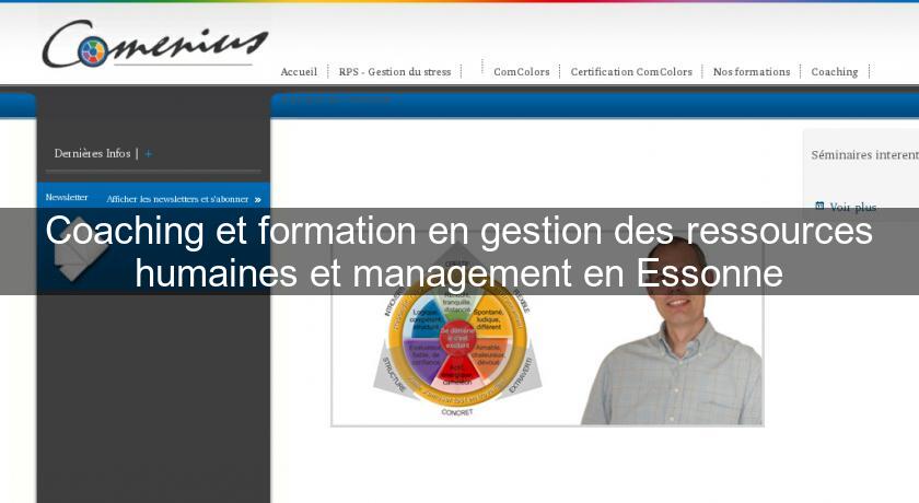 Coaching et formation en gestion des ressources humaines et management en Essonne Coaching et formation en gestion des ressources humaines et management en Essonne