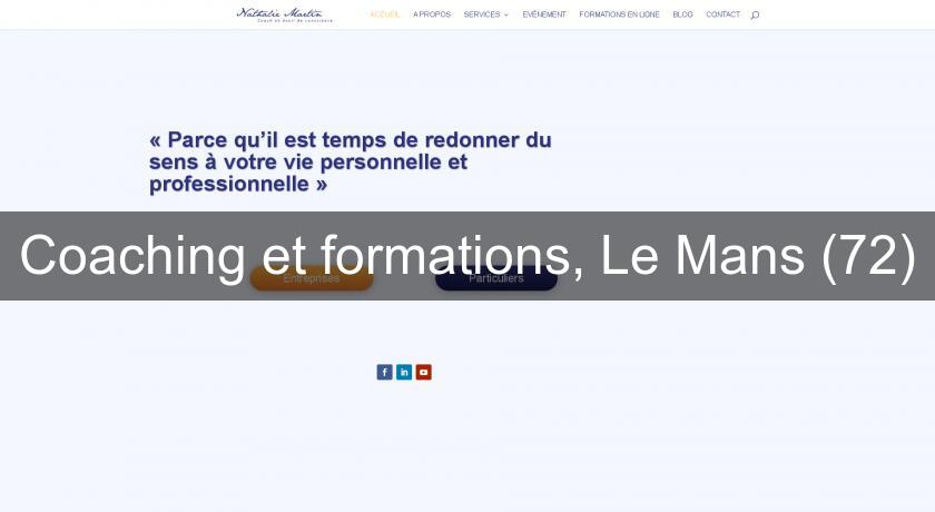 Coaching et formations, Le Mans (72) Coaching et formations, Le Mans (72)