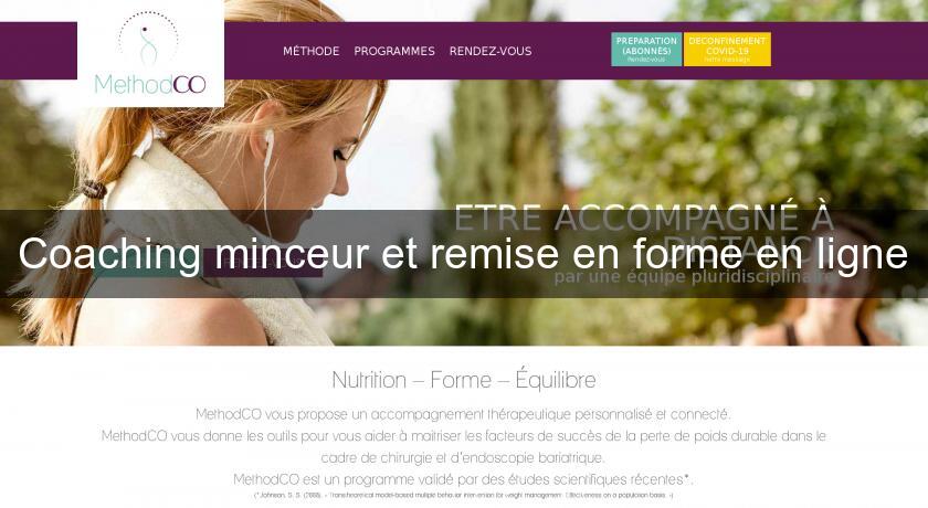 Coaching minceur et remise en forme en ligne