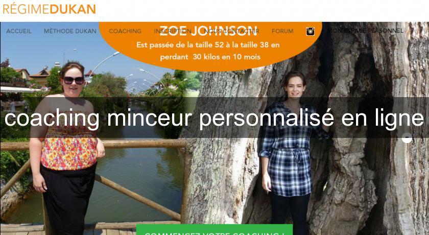 coaching minceur personnalisé en ligne