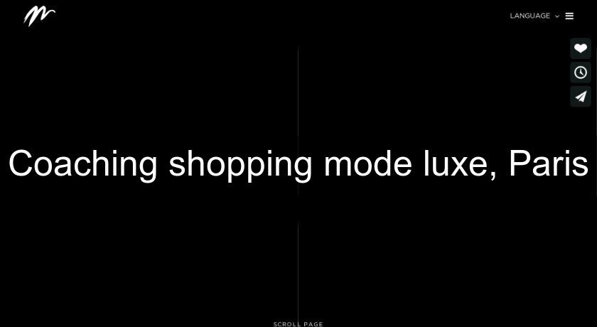 Coaching shopping mode luxe, Paris Coaching shopping mode luxe, Paris