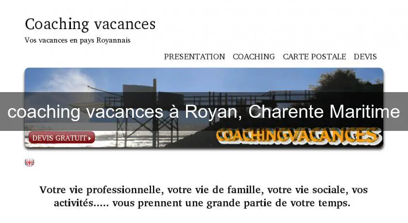 coaching vacances à Royan, Charente Maritime