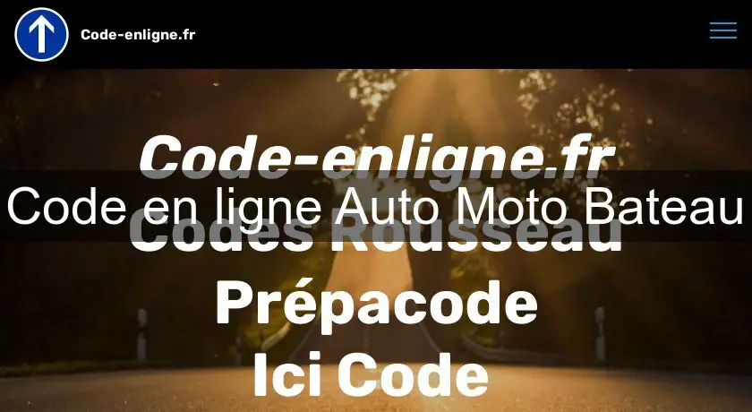 Code en ligne Auto Moto Bateau