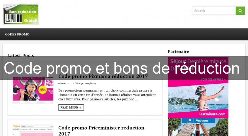 Code promo et bons de réduction Code promo et bons de réduction