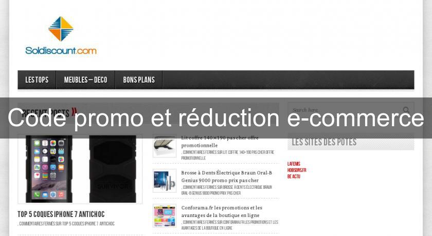 Code promo et réduction e-commerce Code promo et réduction e-commerce