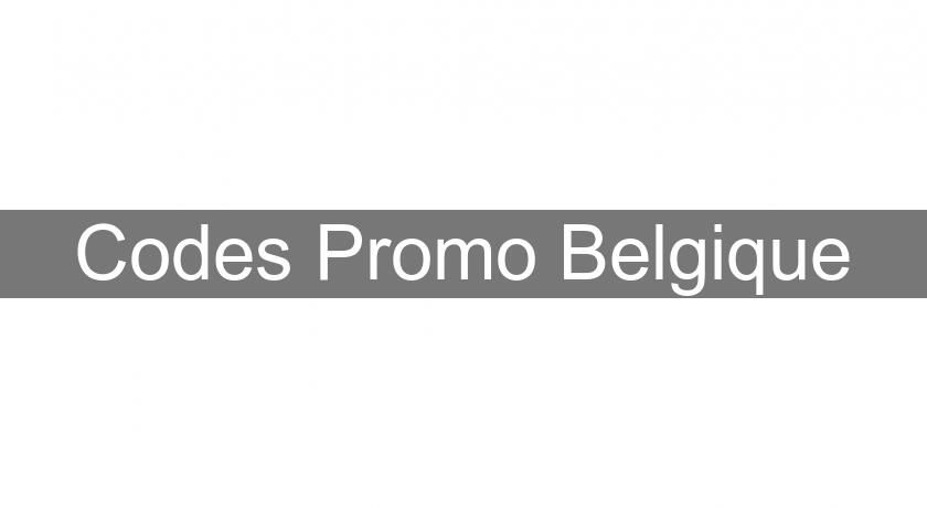 Codes Promo Belgique