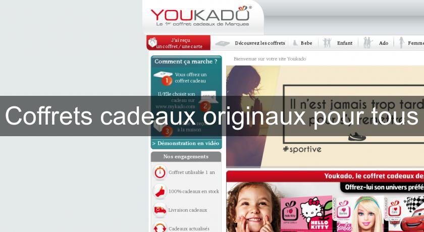 Coffrets cadeaux originaux pour tous Coffrets cadeaux originaux pour tous