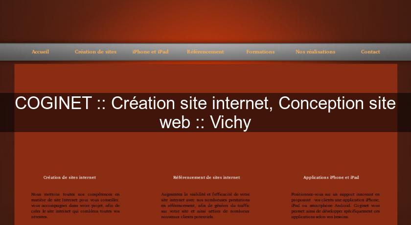 COGINET :: Création site internet, Conception site web :: Vichy