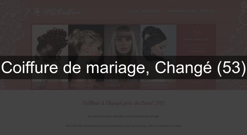 Coiffure de mariage, Changé (53) Coiffure de mariage, Changé (53)