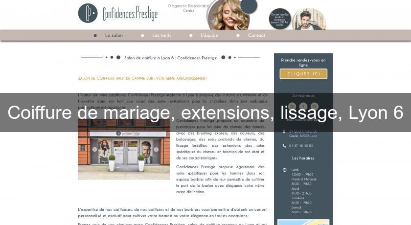 Coiffure de mariage, extensions, lissage, Lyon 6 Coiffure de mariage, extensions, lissage, Lyon 6