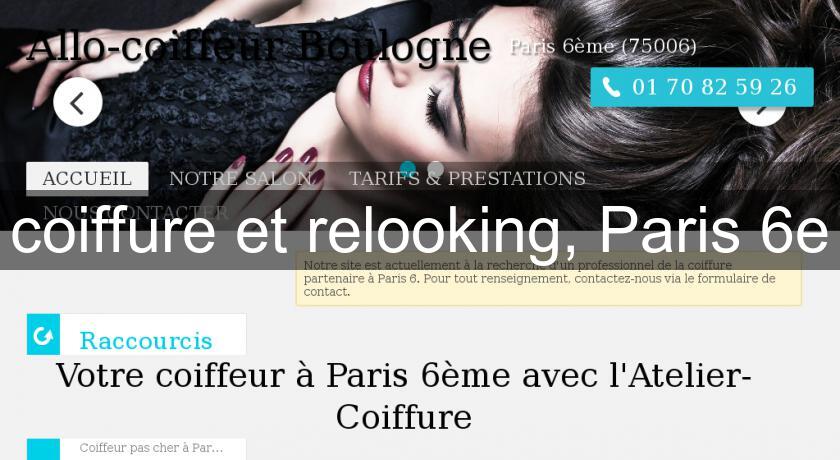 coiffure et relooking, Paris 6e