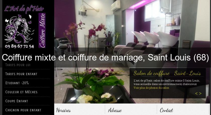 Coiffure mixte et coiffure de mariage, Saint Louis (68)