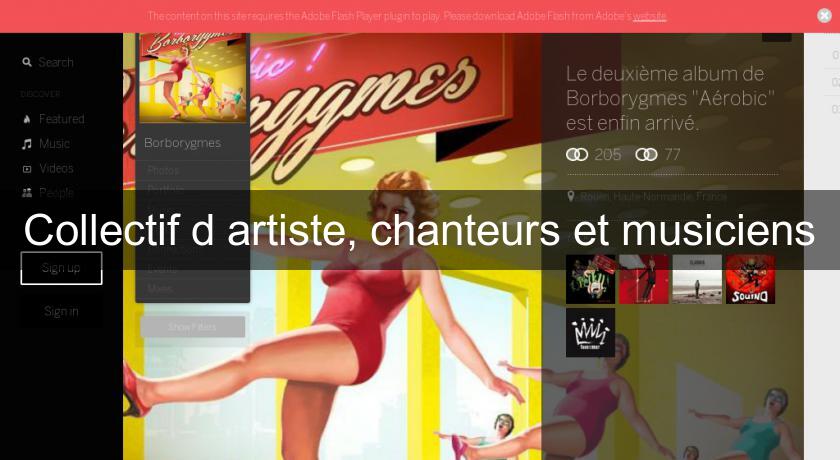 Collectif d'artiste, chanteurs et musiciens