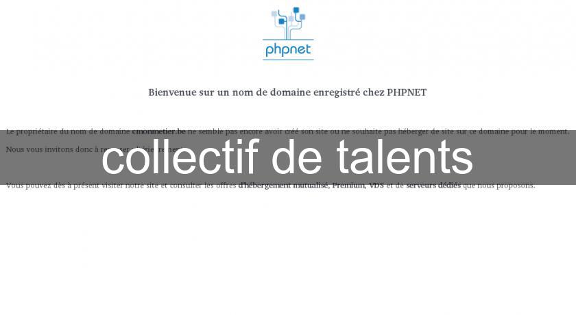 collectif de talents collectif de talents