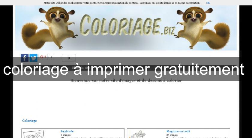 coloriage à imprimer gratuitement 