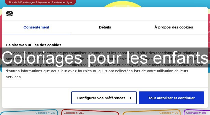 Coloriages pour les enfants Coloriages pour les enfants