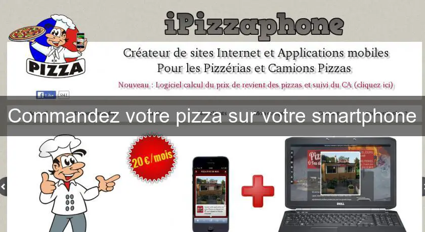 Commandez votre pizza sur votre smartphone