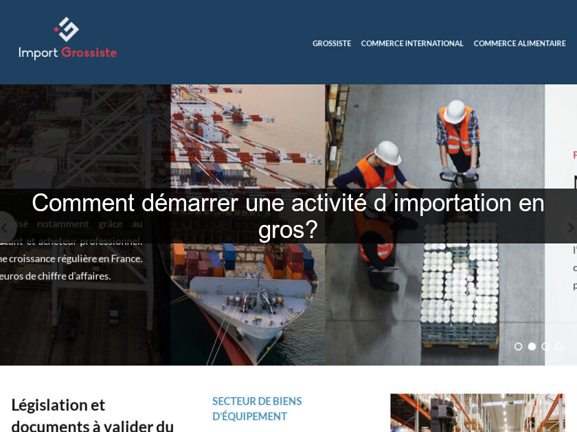 Comment démarrer une activité d'importation en gros? Comment démarrer une activité d'importation en gros?