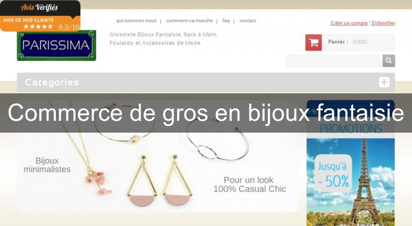 Commerce de gros en bijoux fantaisie