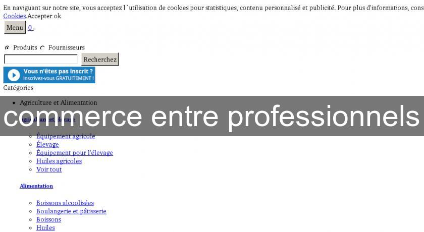 commerce entre professionnels commerce entre professionnels