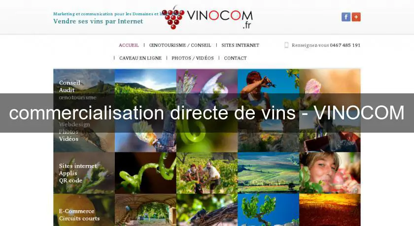 commercialisation directe de vins - VINOCOM