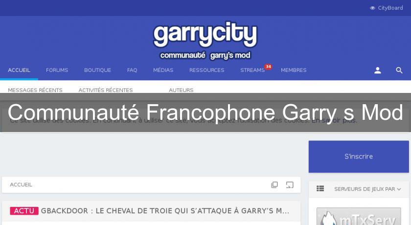 Communauté Francophone Garry's Mod Communauté Francophone Garry's Mod