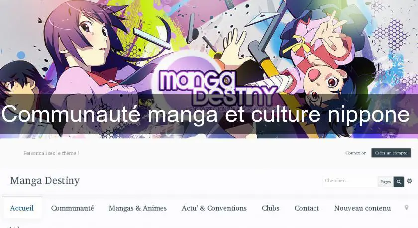 Communauté manga et culture nippone 
