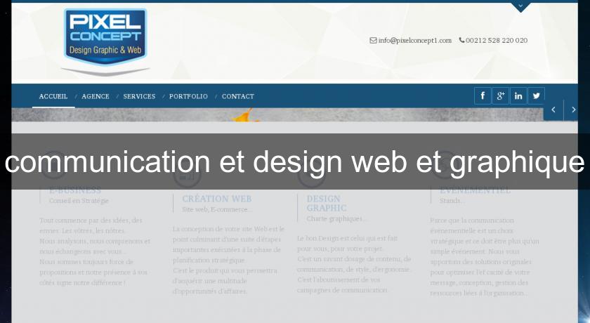 communication et design web et graphique