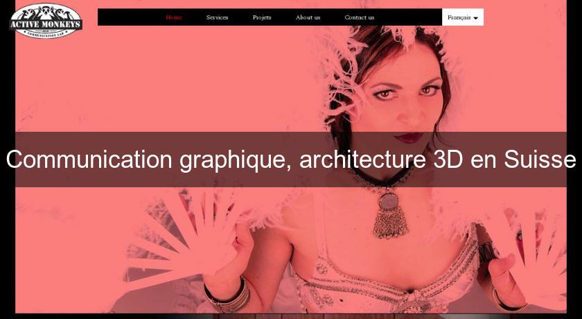Communication graphique, architecture 3D en Suisse Communication graphique, architecture 3D en Suisse