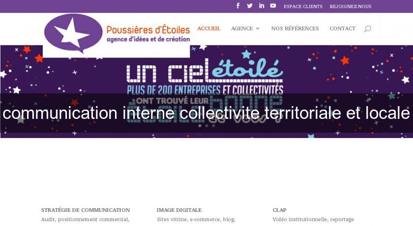 communication interne collectivite territoriale et locale