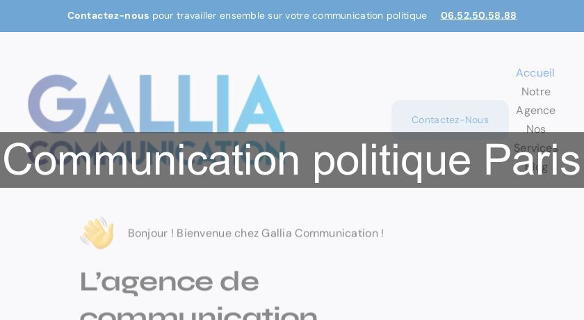 Communication politique Paris