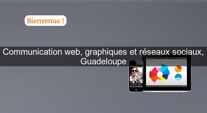 Communication web, graphiques et réseaux sociaux, Guadeloupe