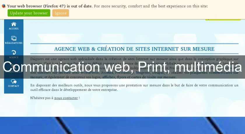 Communication web, Print, multimédia