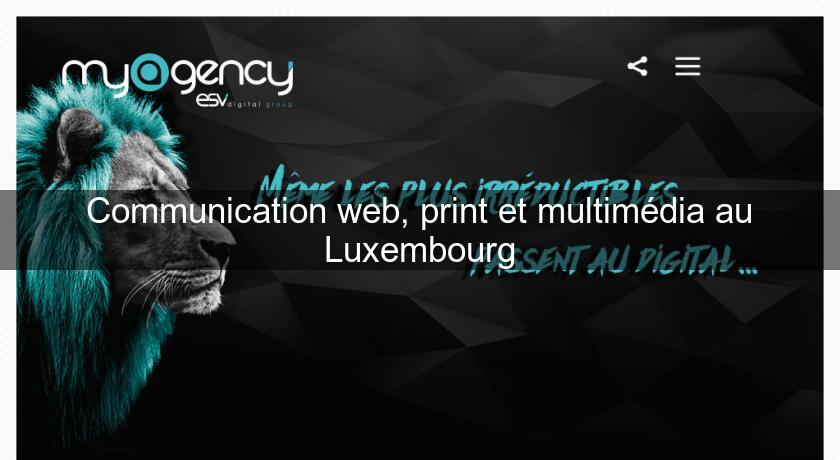 Communication web, print et multimédia au Luxembourg Communication web, print et multimédia au Luxembourg