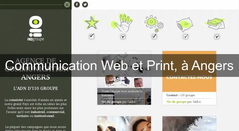 Communication Web et Print, à Angers