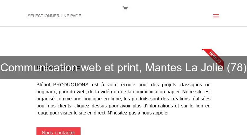 Communication web et print, Mantes La Jolie (78)