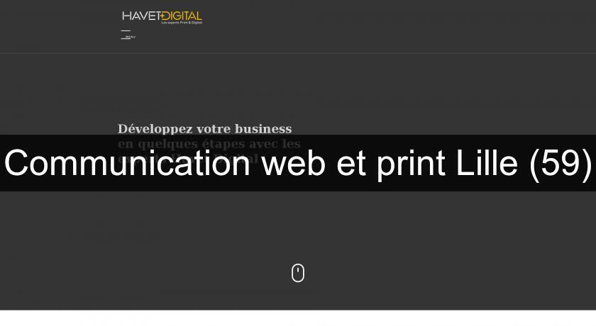Communication web et print Lille (59) Communication web et print Lille (59)