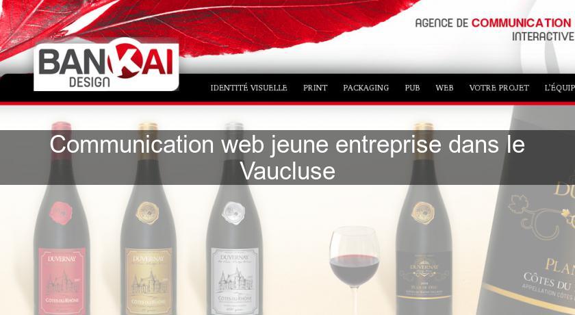 Communication web jeune entreprise dans le Vaucluse Communication web jeune entreprise dans le Vaucluse