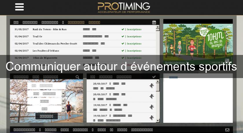 Communiquer autour d'événements sportifs Communiquer autour d'événements sportifs