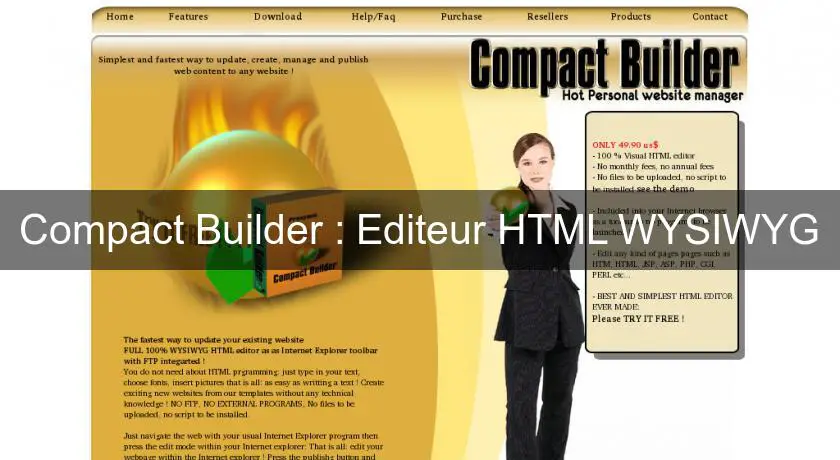 Compact Builder : Editeur HTML WYSIWYG