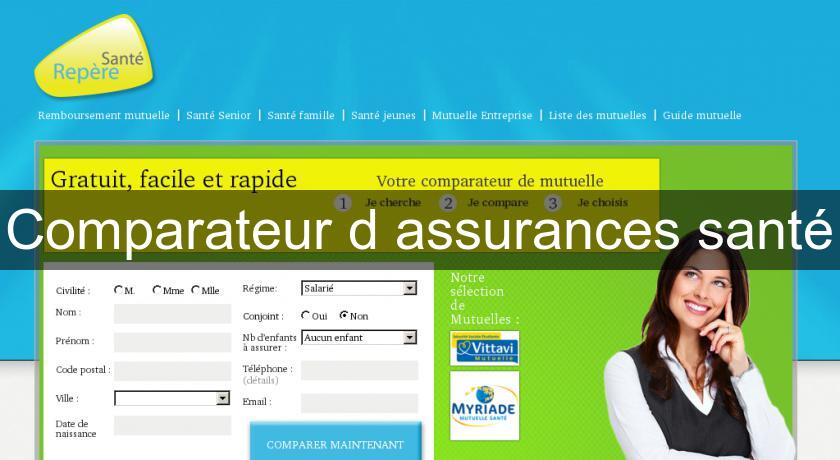Comparateur d'assurances santé Comparateur d'assurances santé