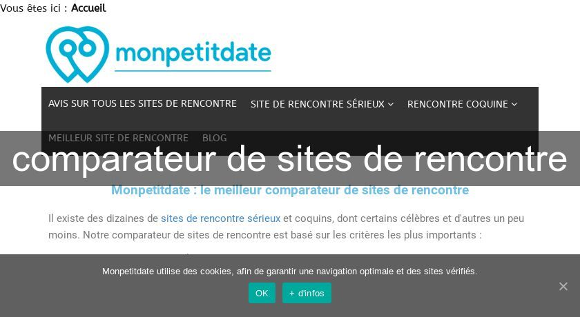 comparateur de sites de rencontre