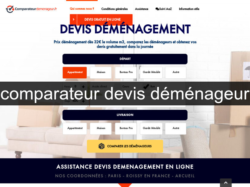 comparateur devis déménageur comparateur devis déménageur