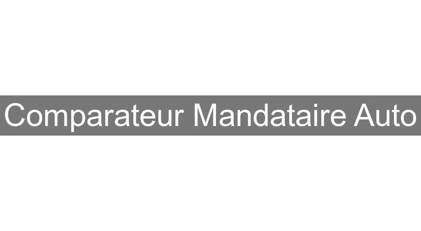 Comparateur Mandataire Auto Comparateur Mandataire Auto