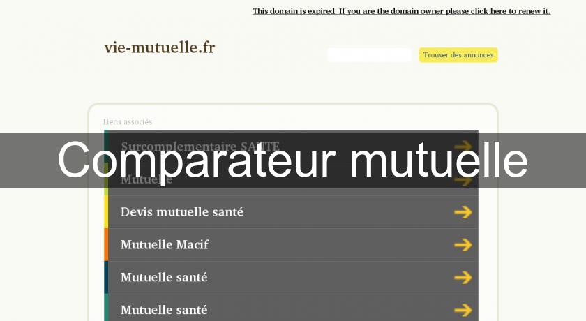 Comparateur mutuelle Comparateur mutuelle
