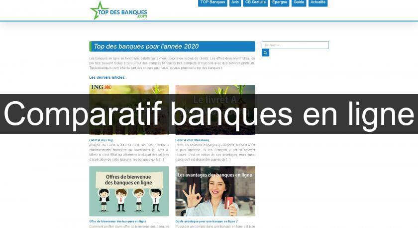Comparatif banques en ligne Comparatif banques en ligne