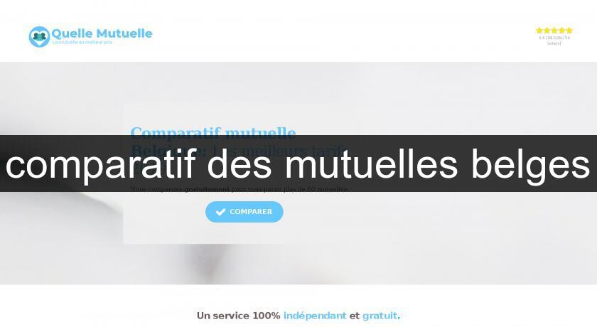 comparatif des mutuelles belges comparatif des mutuelles belges